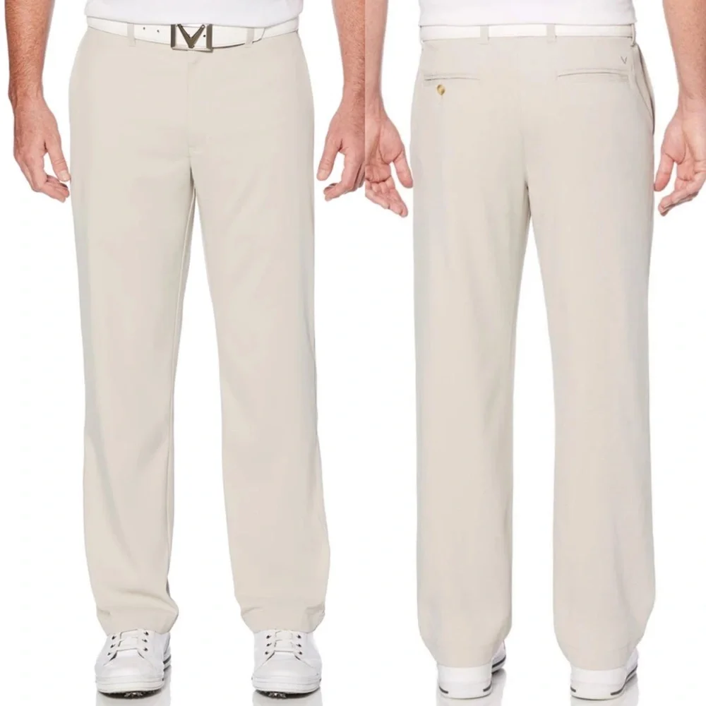 🌻Callaway Men's Taupe Performance Golf Pants Size 36" x 34"